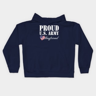 Gift Military - Proud U.S. Army Boyfriend Kids Hoodie